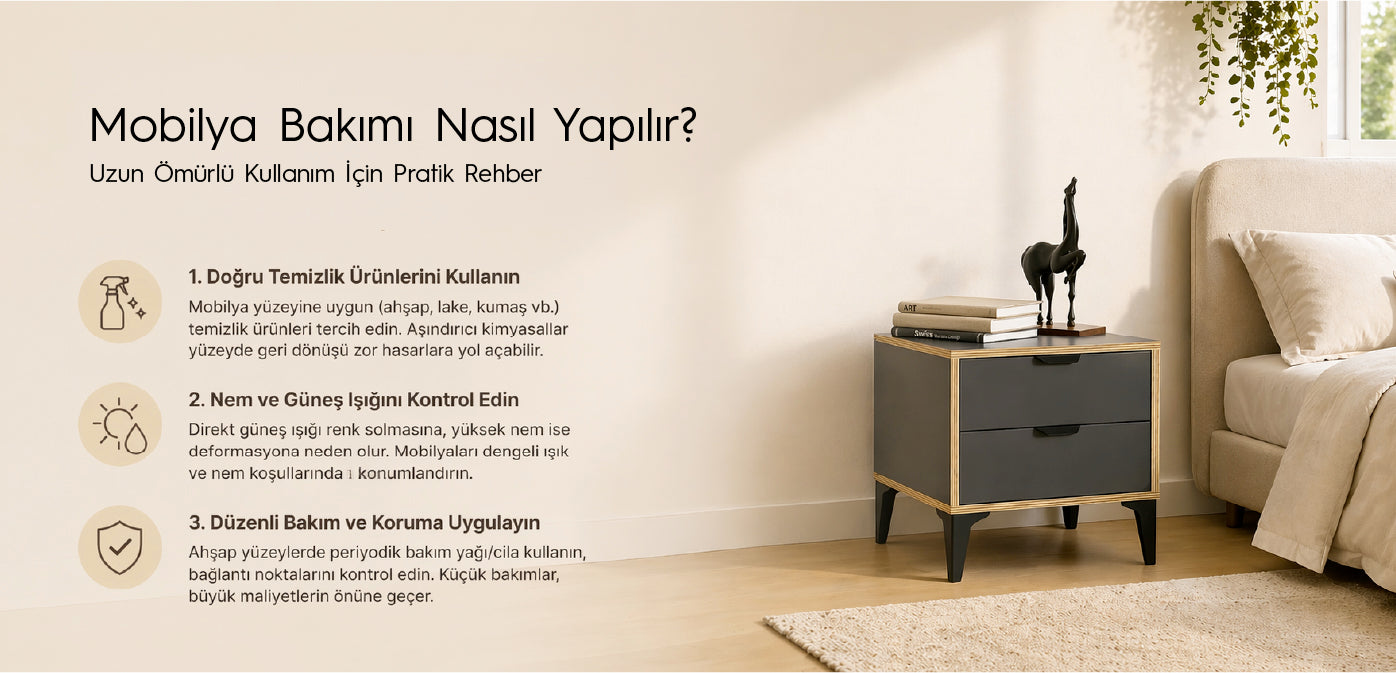 Mobilya Bakımı Nasıl Yapılır? Uzun Ömürlü Kullanım İçin Pratik Rehber