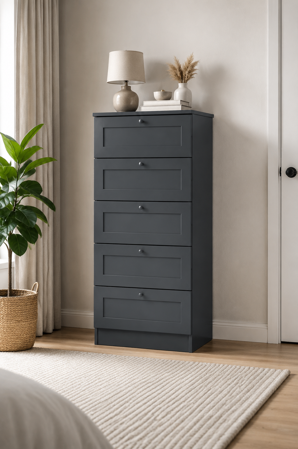 Terra 5 Çekmeceli Şifonyer/Çamaşırlık 50x105x42 cm – Modern Tasarım