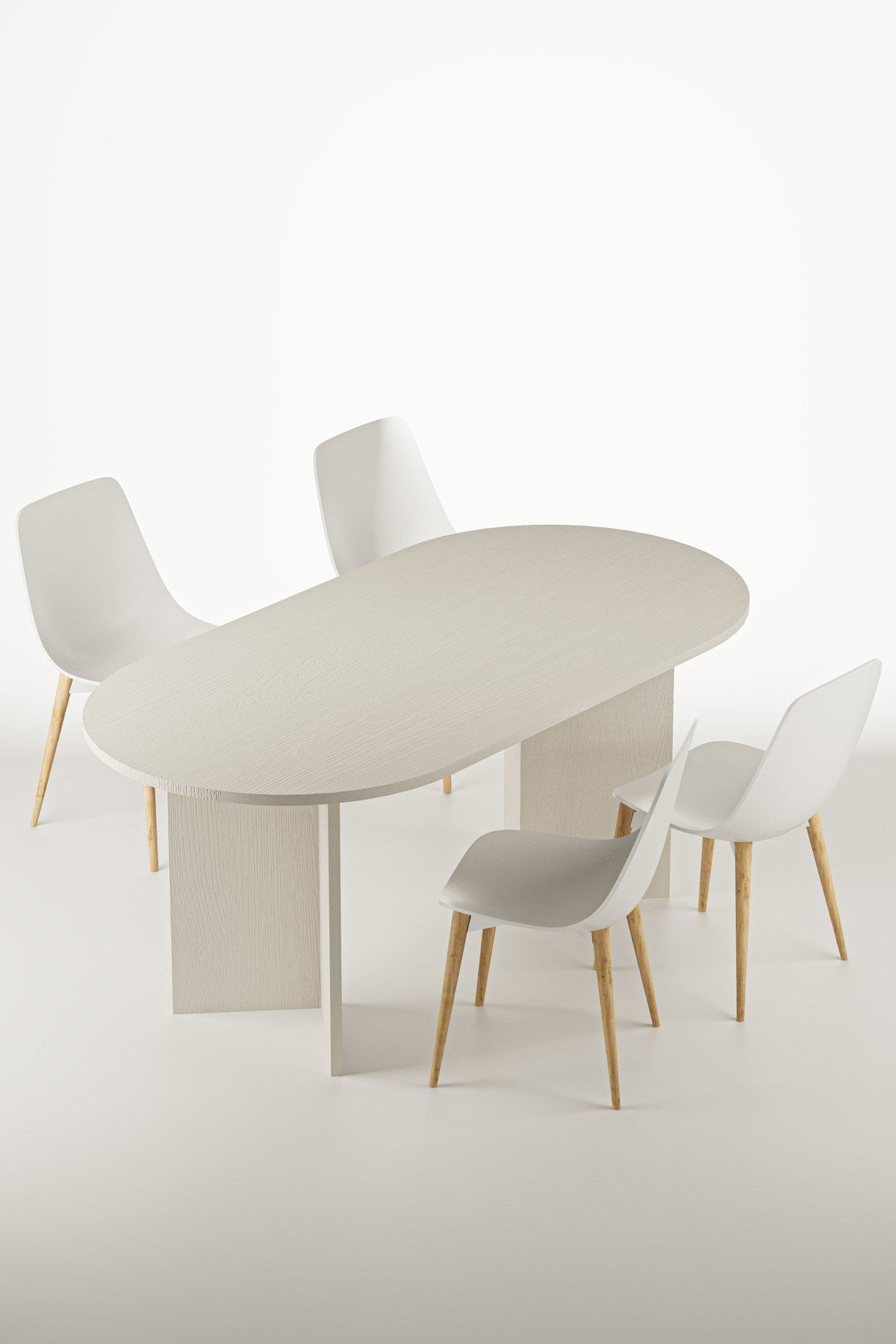 Harmony Nara (SADECE MASA) Oval Masa 180x75x90 cm Aytaşı - Modern Tasarım