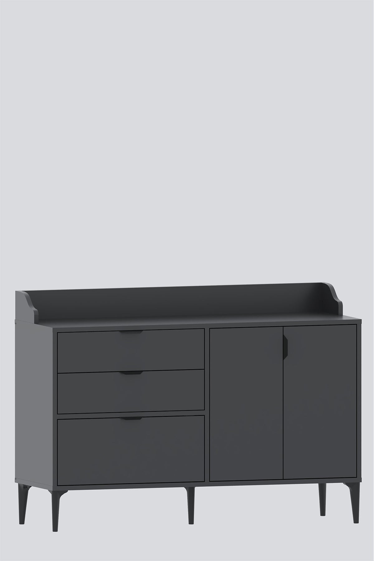 Harmony Maxi 2 Çekmeceli 3 Kapaklı Kahve Köşesi Y:91 G:128 D:44