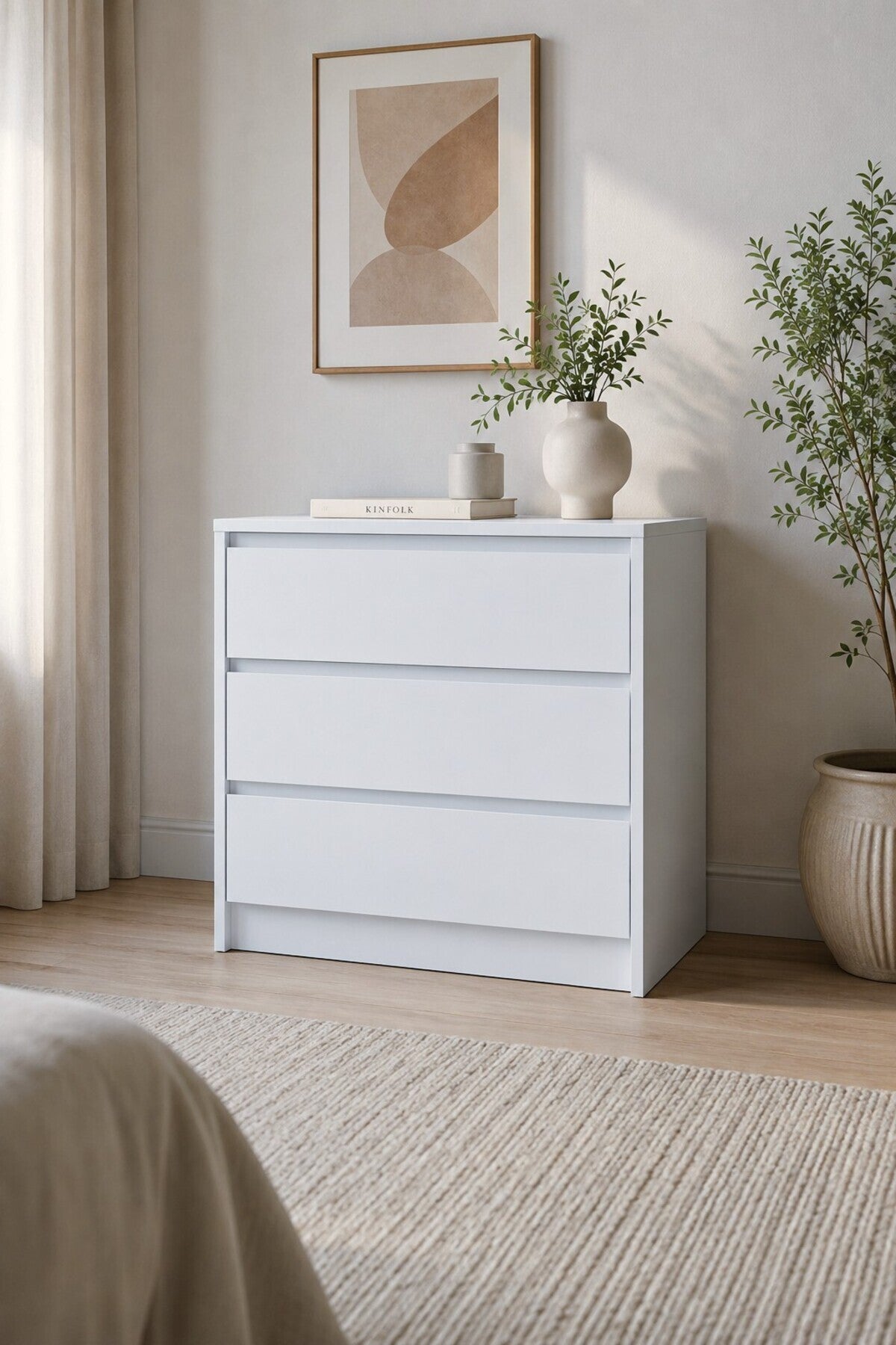 Nolm 3 Çekmeceli Şifonyer G:76 D:40 Y:77
