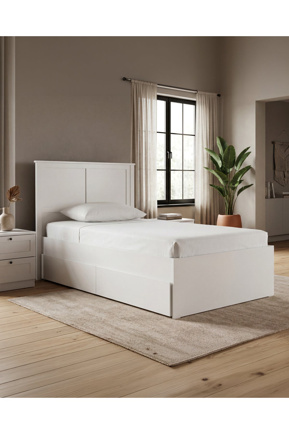 Terra Karyola Çekmece Modülü Y:27 D:64 G:100 / Beyaz 2 Adet