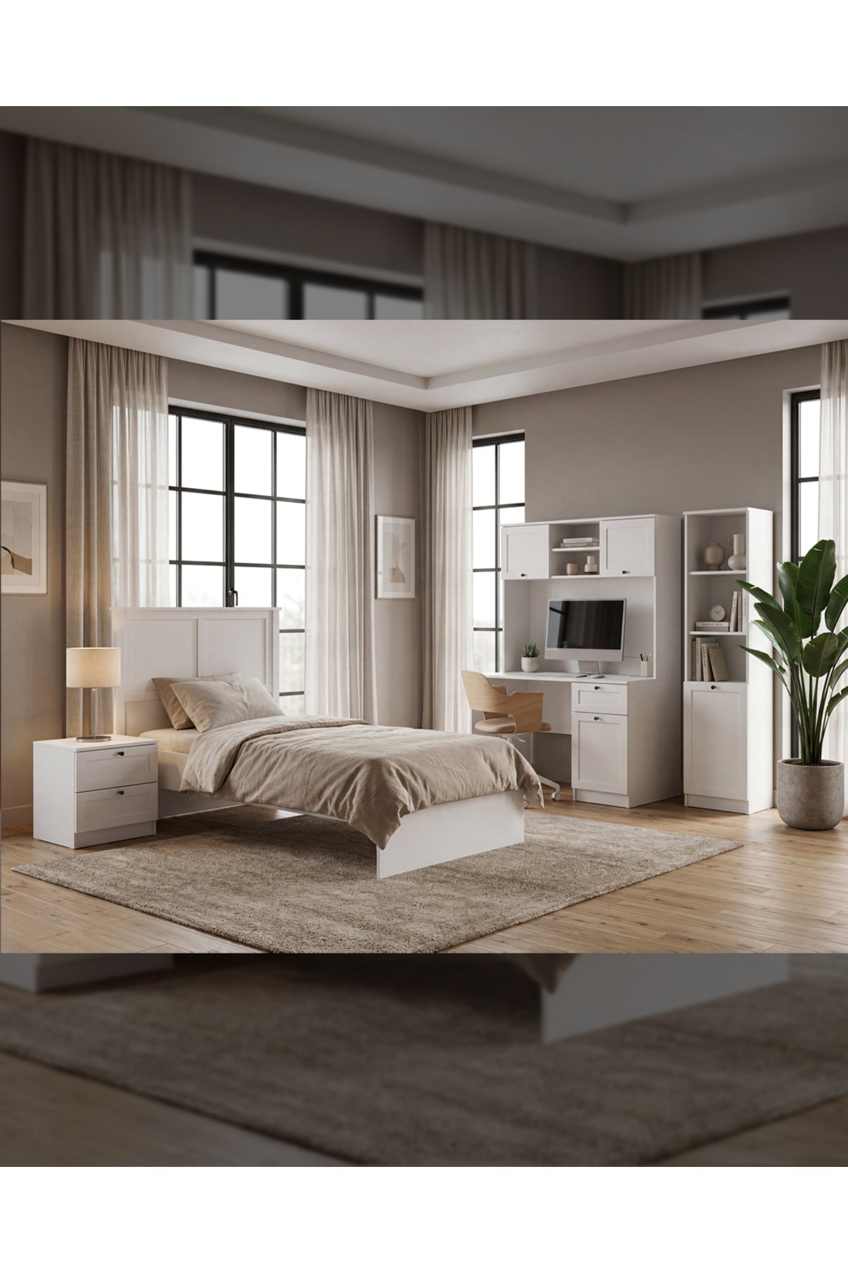 Terra Raflı Çalışma Masası
