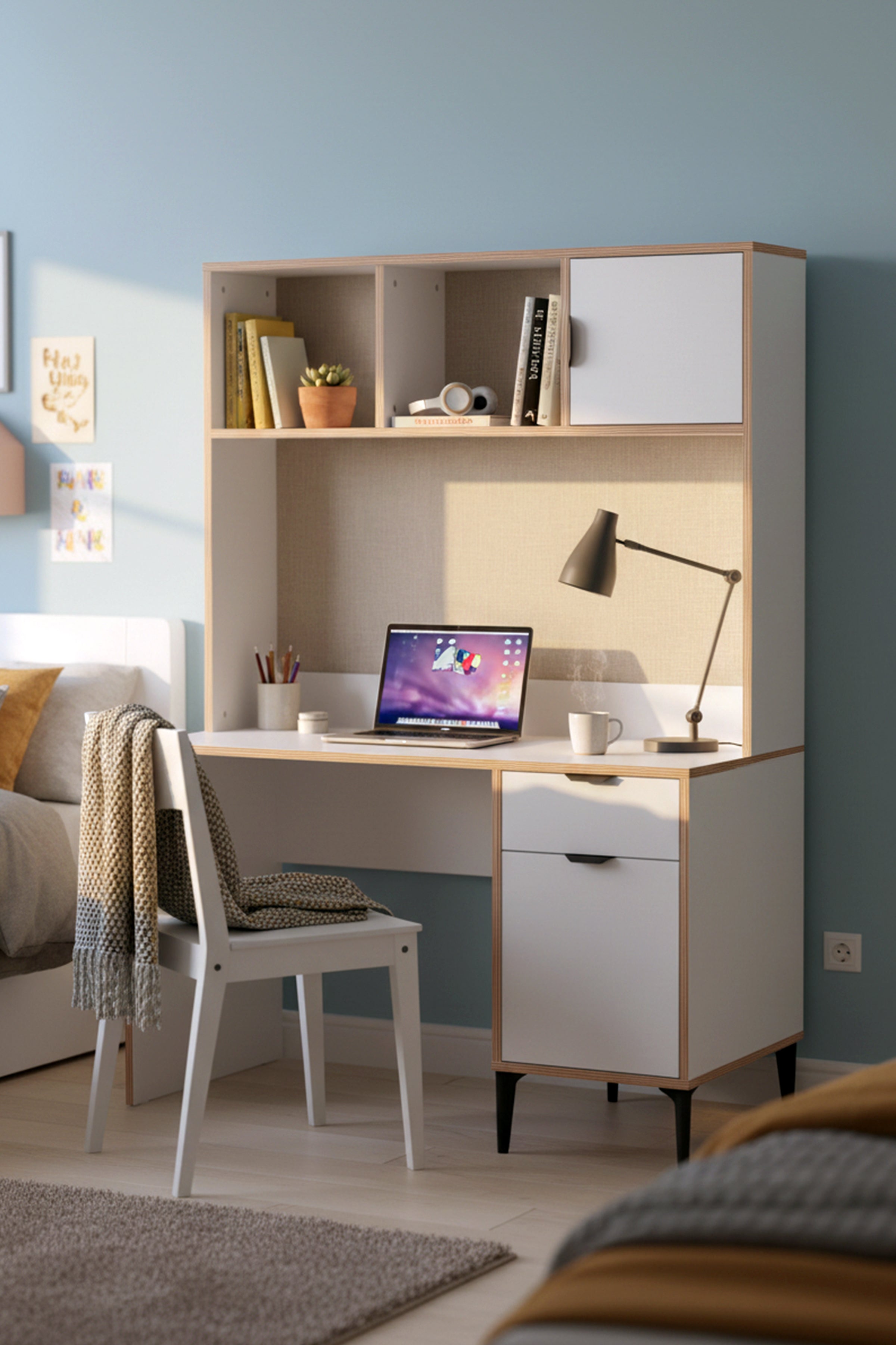 Arden Raflı Çalışma Masası | Sarmobi