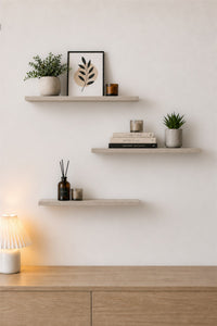 Harmony 3 Raflı Gizli Monte Uçan Raf 50*15 cm