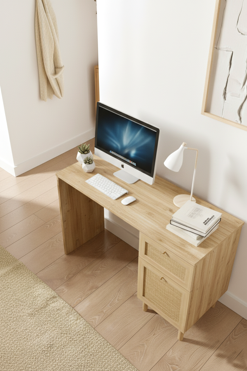 Baru Çekmeceli Çalışma Masası