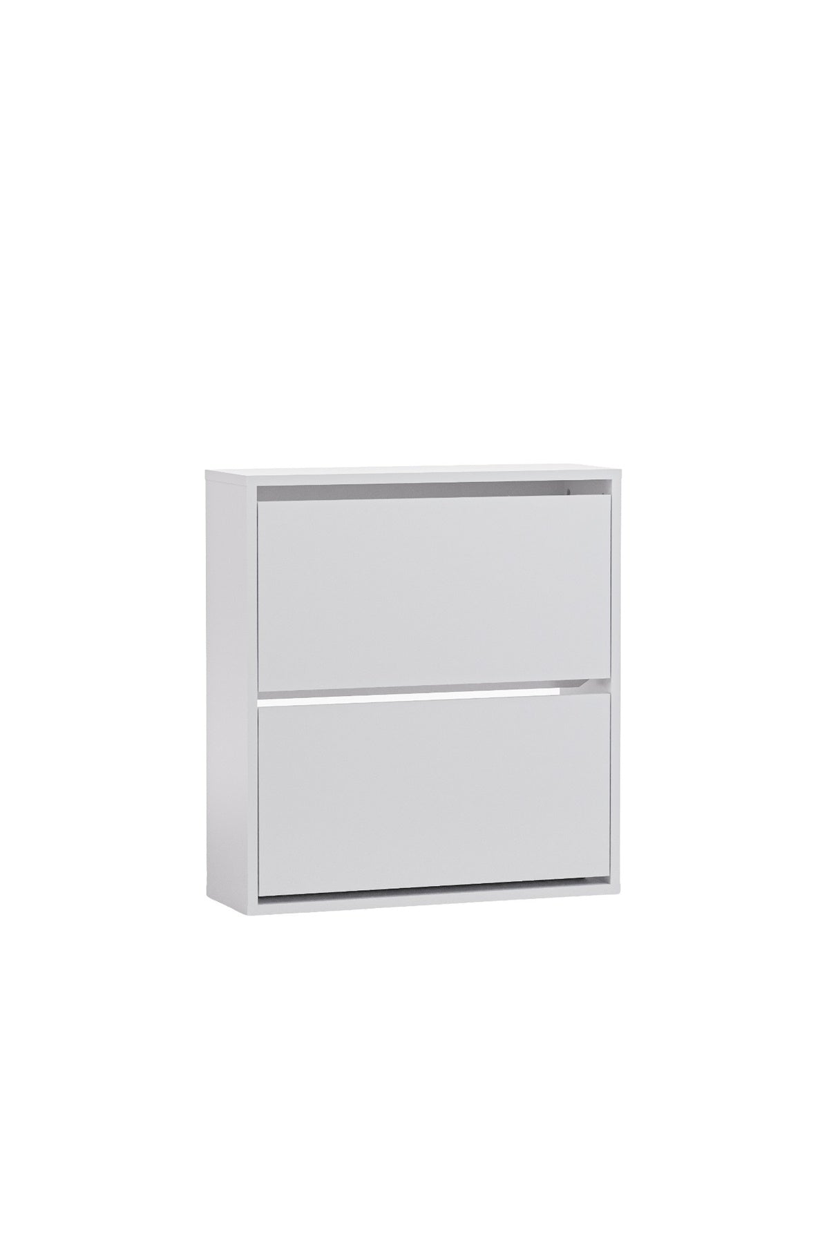 2 Kapaklı Duvara Monte Düşer Kapak Ayakkabılık Y:76 D:24 G:70 / Beyaz