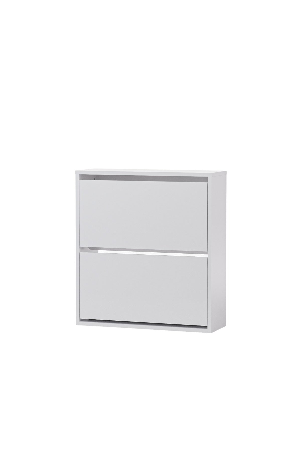 2 Kapaklı Duvara Monte Düşer Kapak Ayakkabılık Y:76 D:24 G:70 / Beyaz