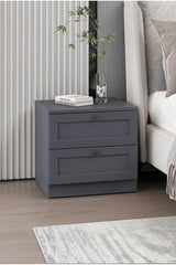 Terra 2 Çekmeceli Komodin 51x50x42 cm – Modern Tasarım | Sarmobi