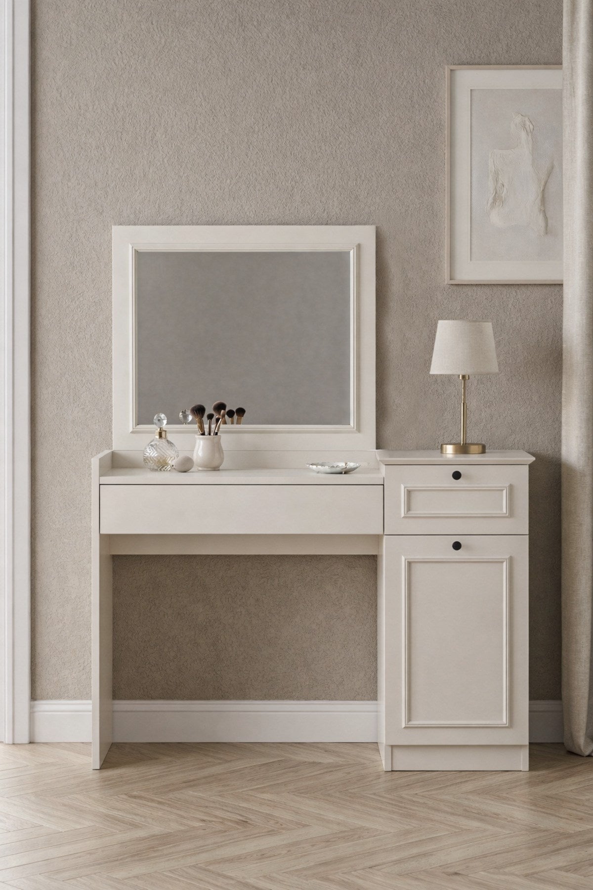 Mira Makyaj Masası 120x145x41 cm Aytaşı - Country Tasarım