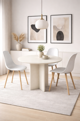 Harmony Sora Oval Masa 90x75x90 cm Aytaşı(Sadece Masa) | Sarmobi