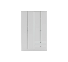 Terra 4 Kapaklı 2 Çekmeceli Gardırop/Dolap Y:210 G:137 D:52