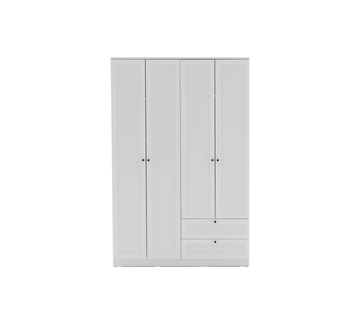 Terra 4 Kapaklı 2 Çekmeceli Gardırop/Dolap Y:210 G:137 D:52