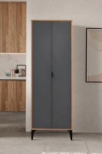 Arden 2 Kapaklı Çok Amaçlı Mutfak/Kiler Dolabı Y:190 G:65 D:37