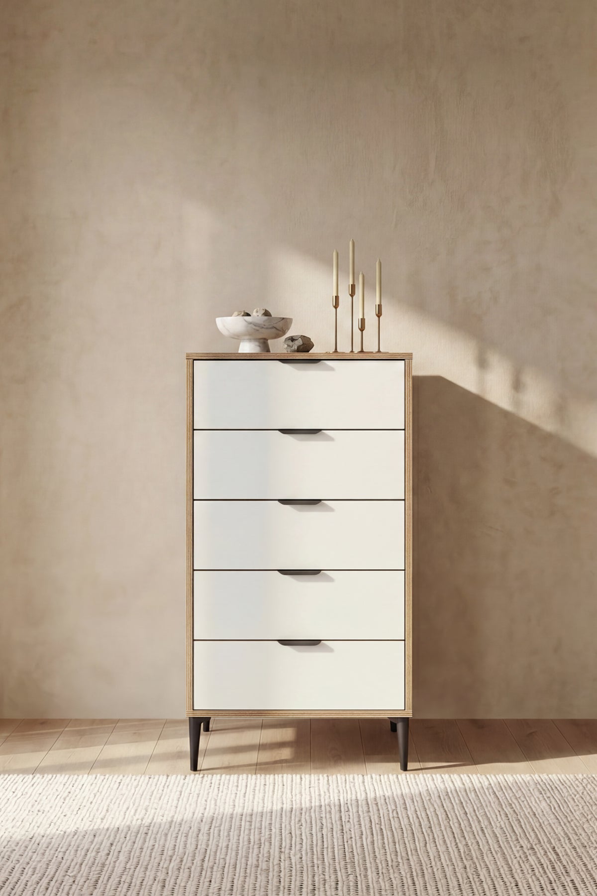 Arden 5 Çekmeceli Şifonyer/Çamaşırlık Y:105 G:50 D:40