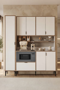 Arden Tek Kapaklı Çok Amaçlı Mutfak/Kiler Dolabı Y:190 G:35 D:37