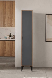Arden Tek Kapaklı Çok Amaçlı Mutfak/Kiler Dolabı Y:190 G:35 D:37