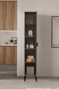 Arden Tek Kapaklı Çok Amaçlı Mutfak/Kiler Dolabı Y:190 G:35 D:37