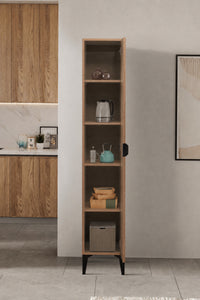 Arden Tek Kapaklı Çok Amaçlı Mutfak/Kiler Dolabı Y:190 G:35 D:37