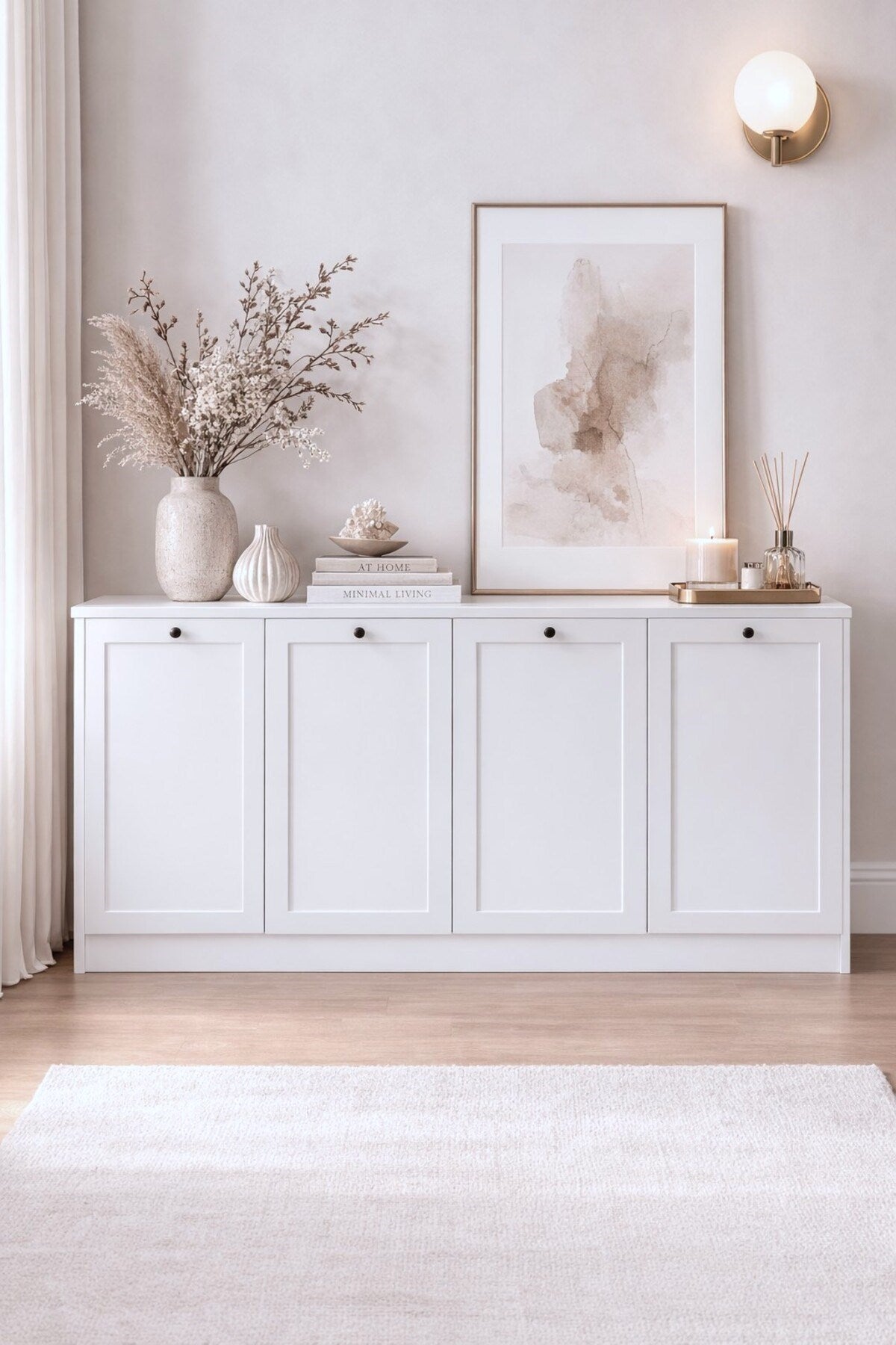 Terra Konsol 160x80x43 Beyaz - Modern Tasarım