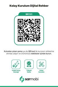 Baru 2 Çekmeceli Komodin Y:58 G:50 D:42 / Cadiz Meşe