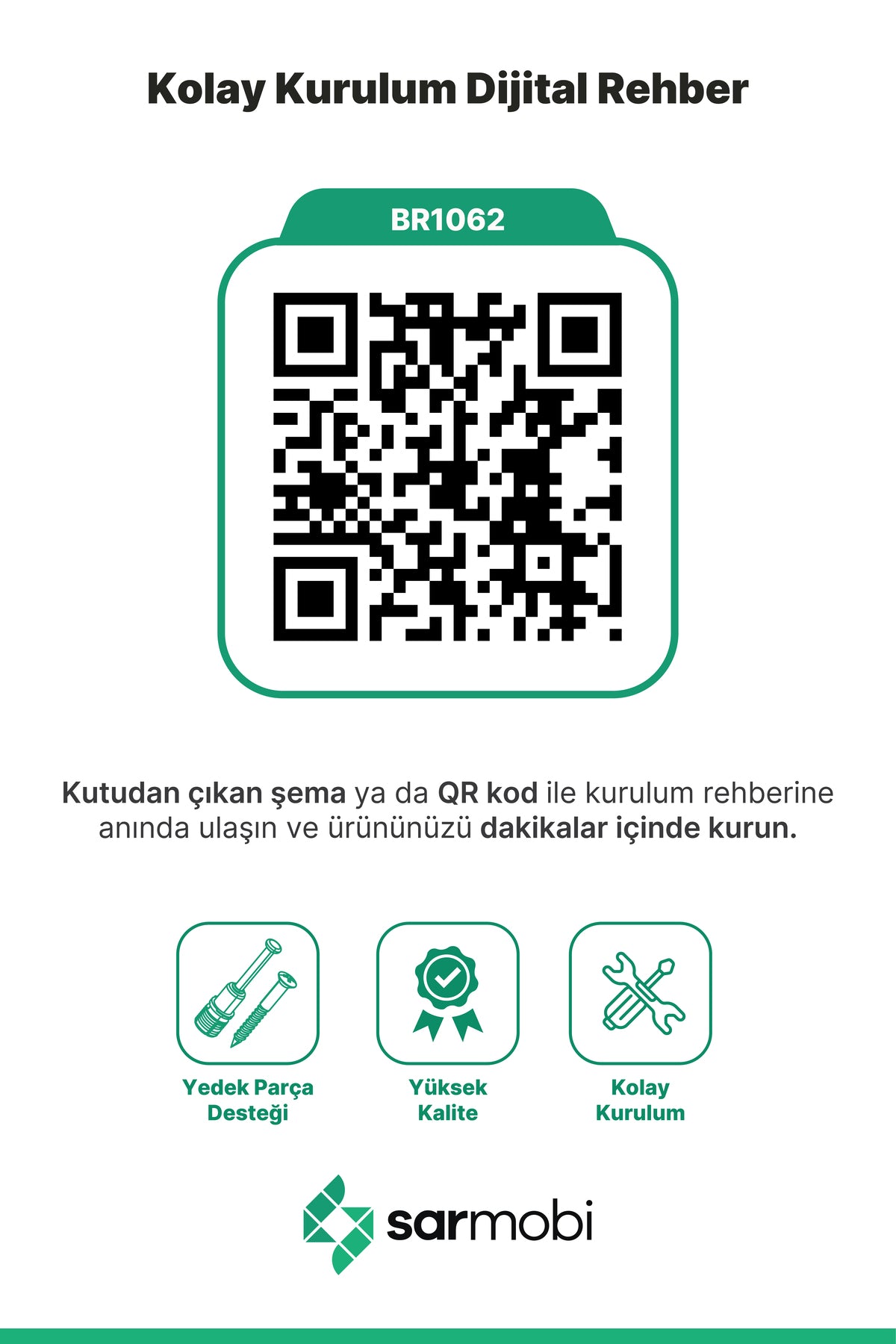 Baru 6 Kapaklı 2 Çekmeceli Gardırop