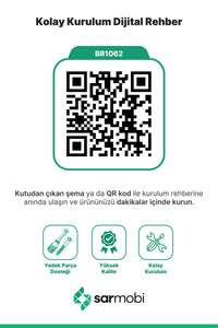 Baru 6 Kapaklı 2 Çekmeceli Gardırop