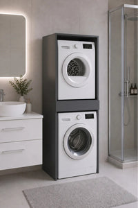 Harmony Çamaşır ve Kurutma Makinesi Dolabı 2 Kapaklı Y:190 G:67 D:66