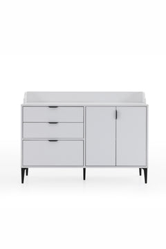 Harmony Maxi 2 Çekmeceli 3 Kapaklı Kahve Köşesi Y:91 G:128 D:44