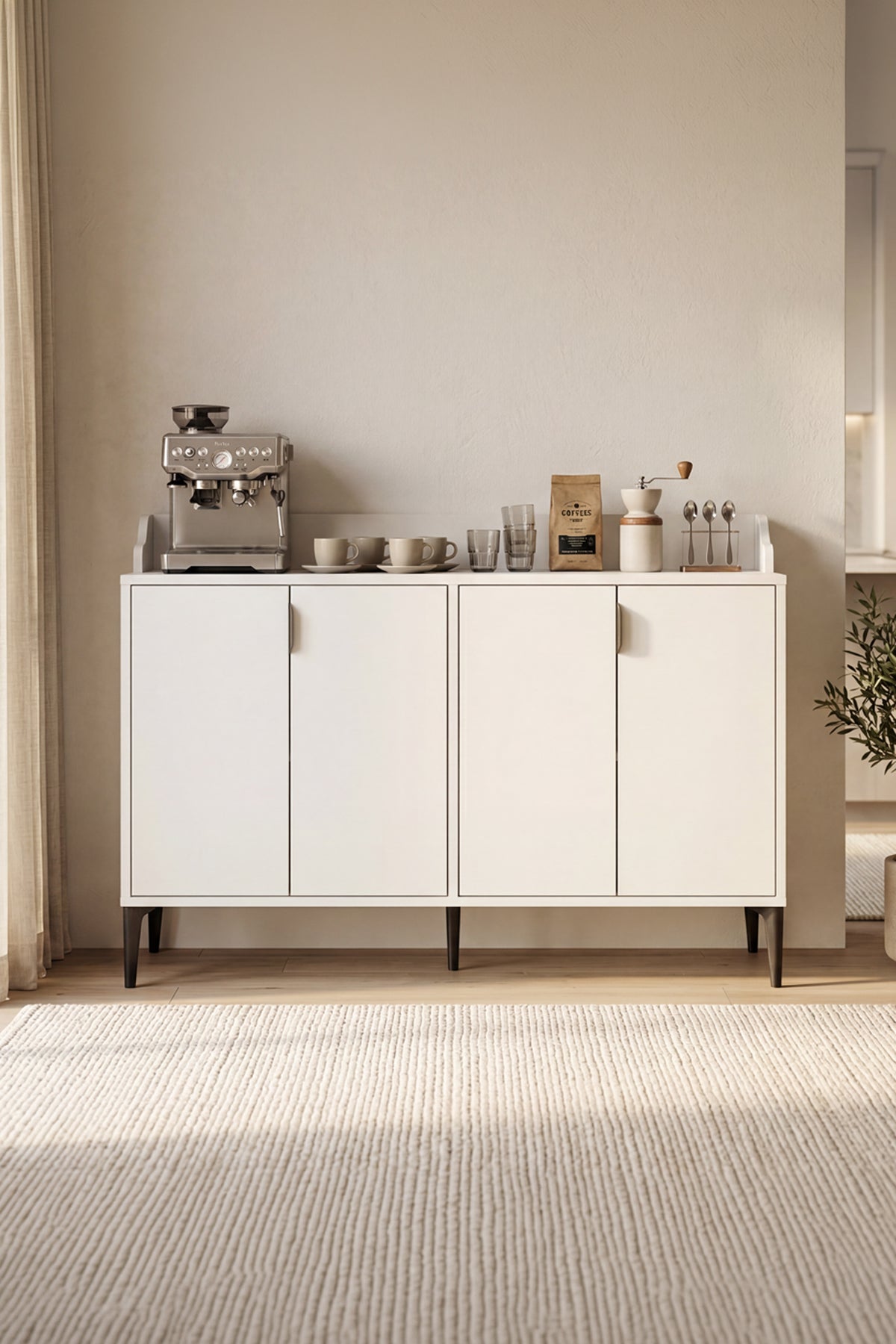 Harmony Maxi 4 Kapaklı Kahve Köşesi, Stüdyo Mutfak Y:91 G:128 D:44