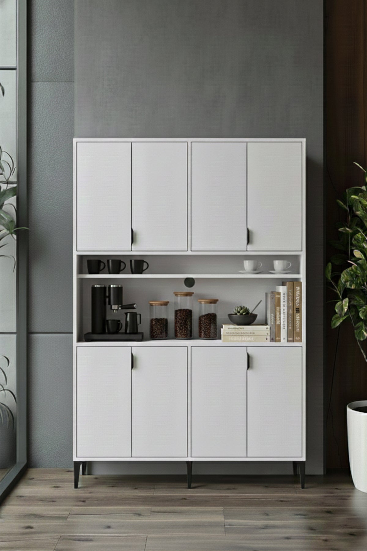 Harmony Maxi 8 Kapaklı Kahve Köşesi, Stüdyo Mutfak Y:190 G:128 D:44