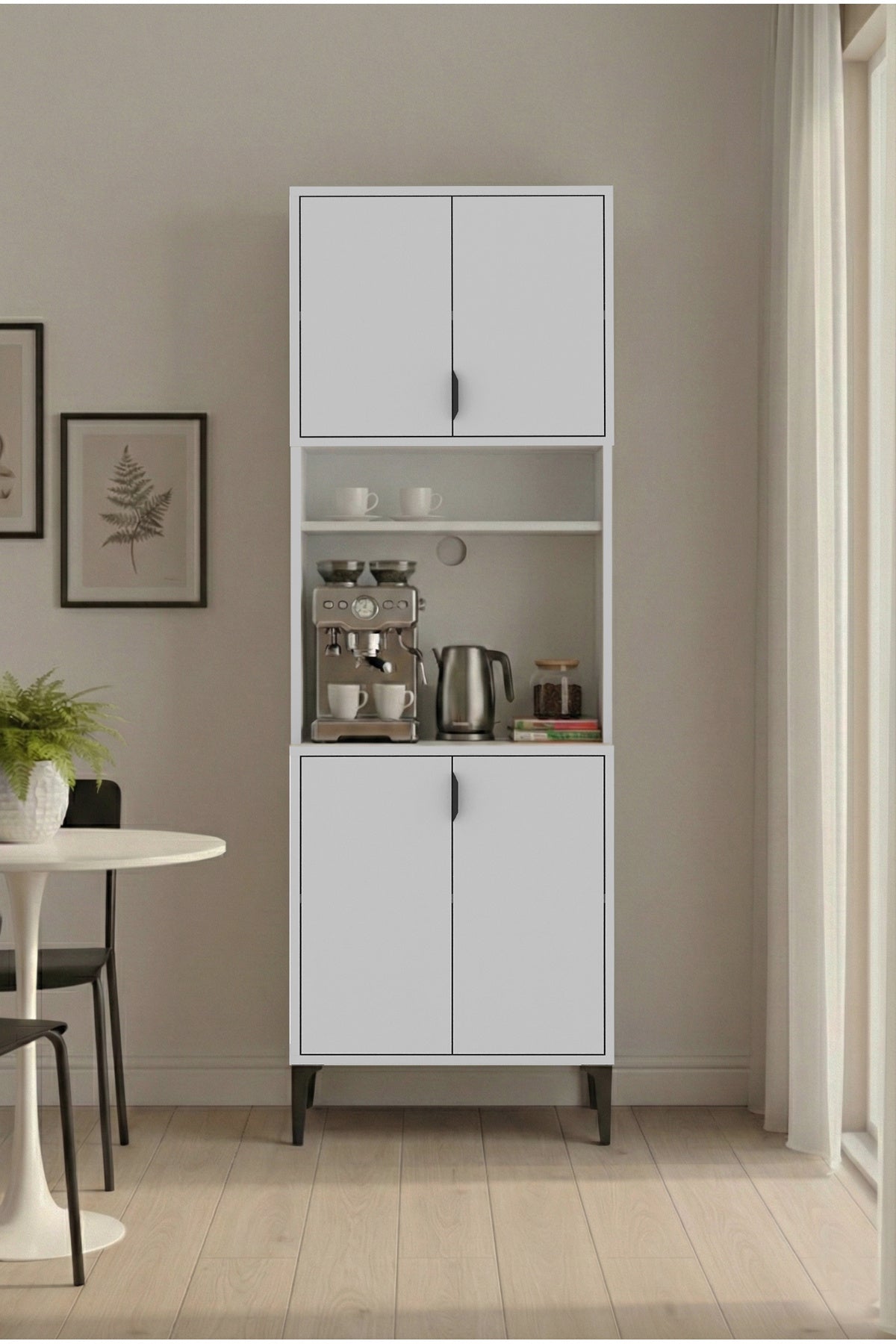 Harmony Mini 4 Kapaklı Kahve Köşesi, Stüdyo Mutfak Y:190 G:64 D:44