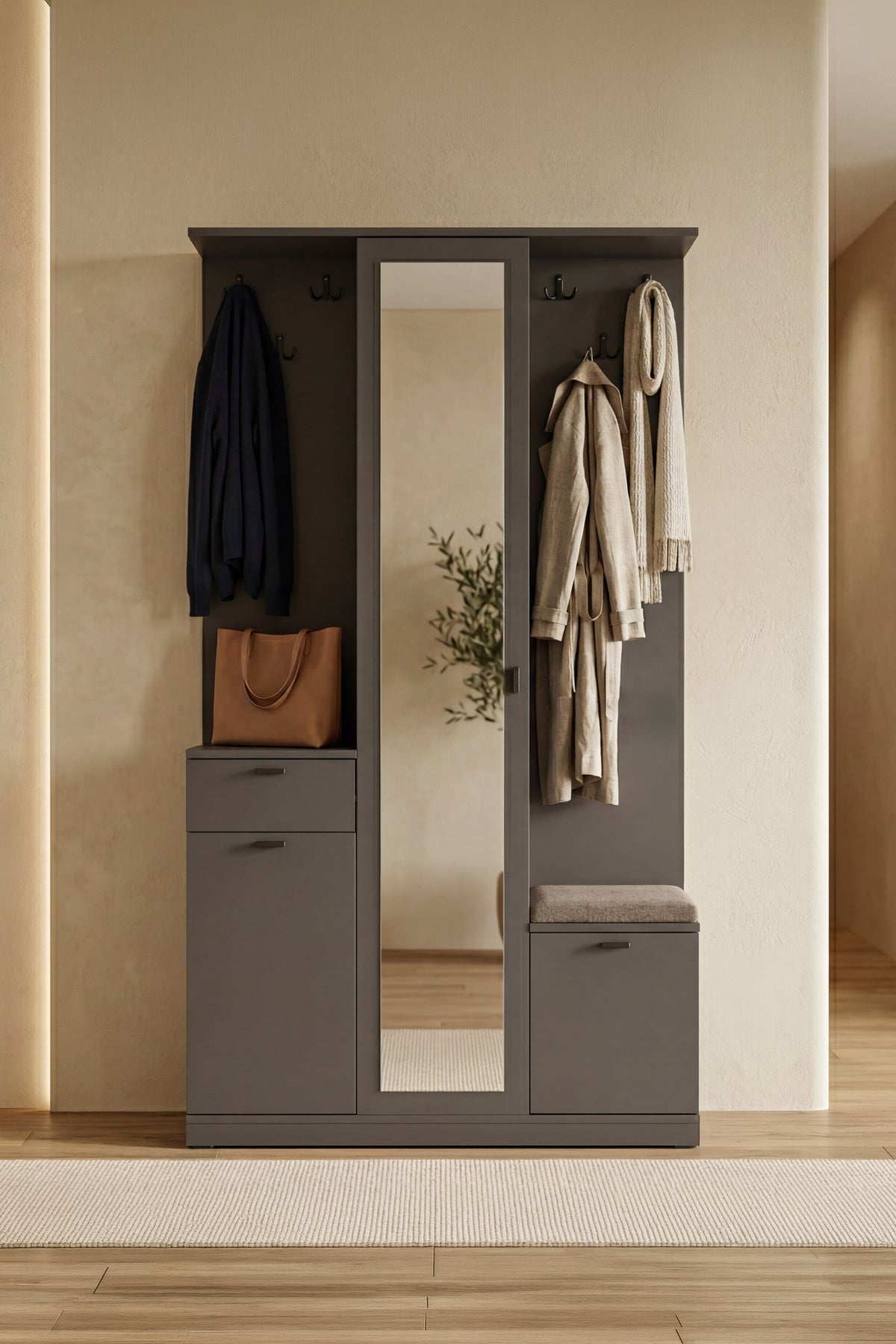 Harmony Portmanto Vestiyer Ayakkabılık Y:190 G:106 D:39