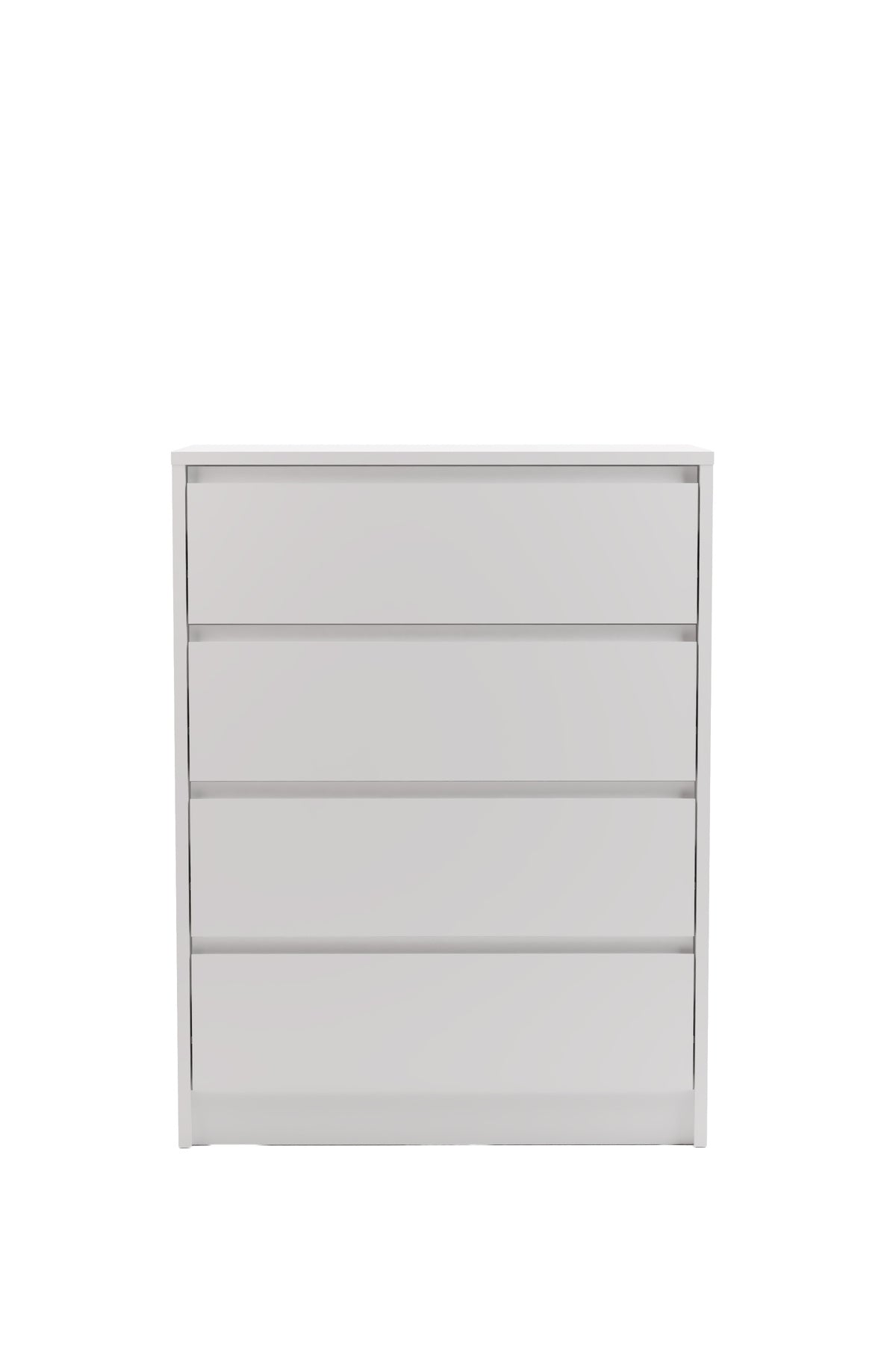 Nolm 4 Çekmeceli Şifonyer G:76 D:40 Y:100 Cm / Beyaz