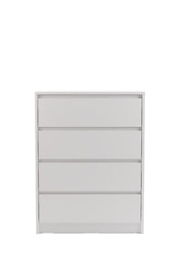 Nolm 4 Çekmeceli Şifonyer G:76 D:40 Y:100 Cm / Beyaz