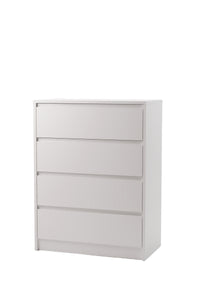 Nolm 4 Çekmeceli Şifonyer G:76 D:40 Y:100 Cm / Beyaz