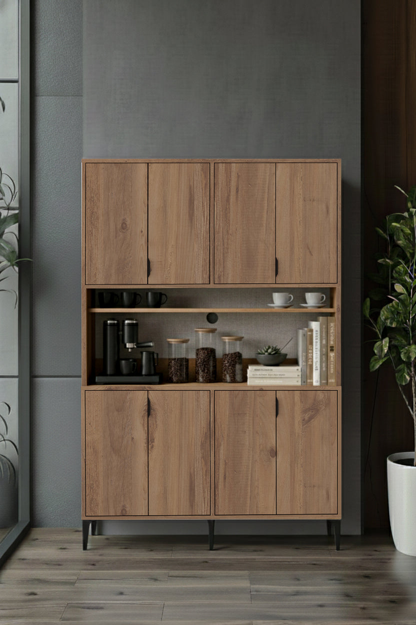 美Closet Puzzle Torino 3 Kapılı Köşe Dolap 803 | Benimodam