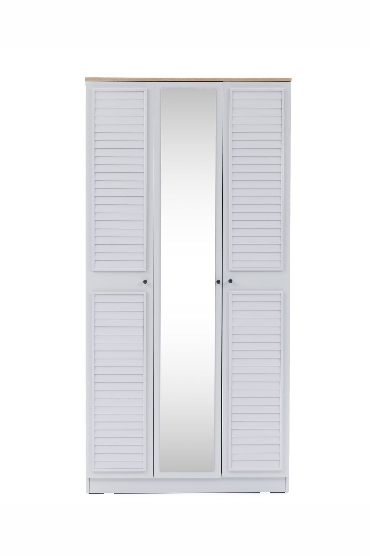 Taiga 3 Kapaklı Gardırop Y:209 G:103 D:52 / Buz Gri