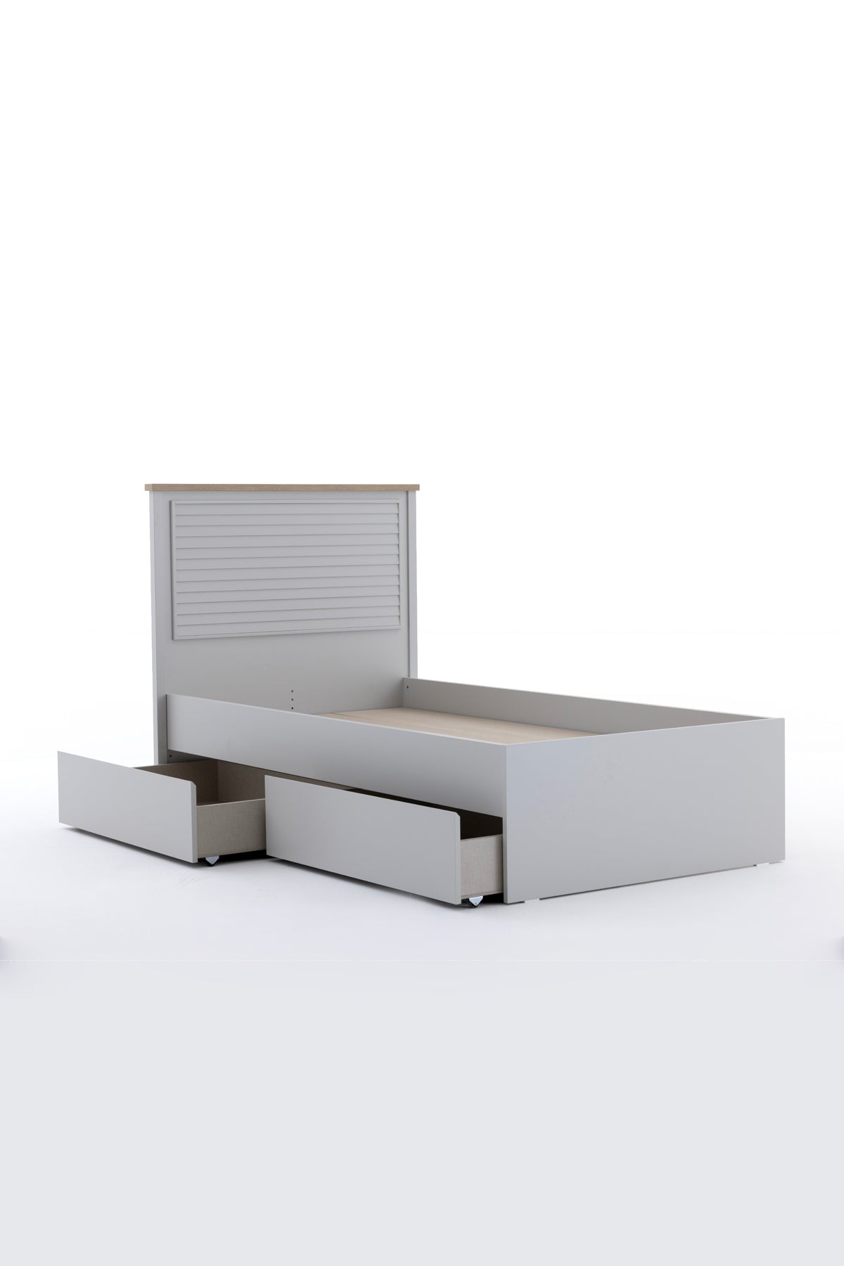 Taiga Karyola Çekmece Modülü Y:27 D:64 G:100 / Buz Gri 2 Adet