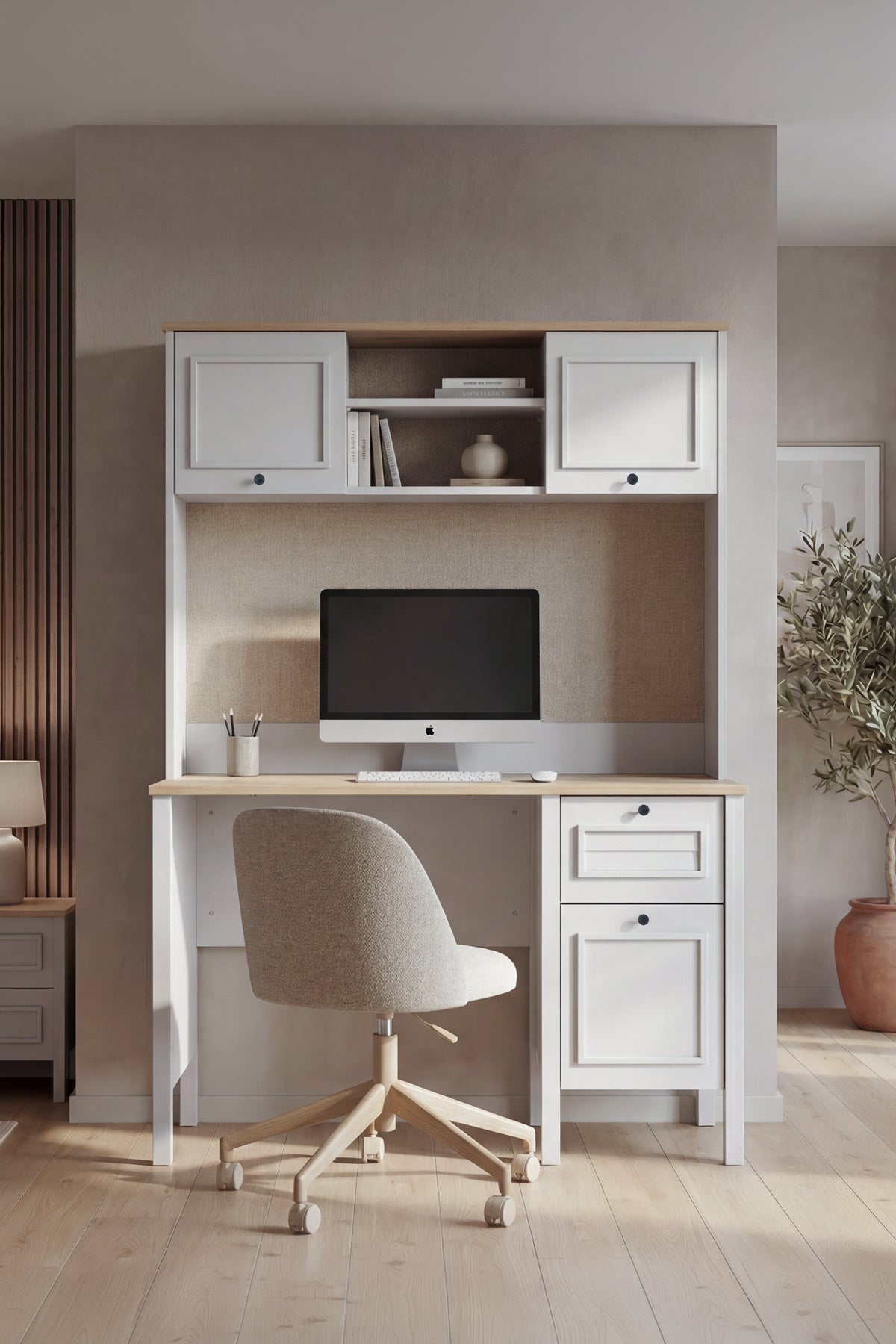 Taiga Raflı Çalışma Masası Y:185 G:121 D:65
