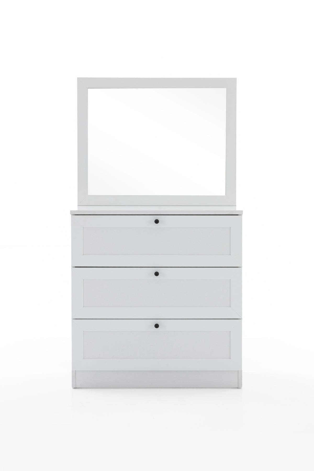 Terra Aynalı Şifonyer Y:139 G:75 D:42 / Beyaz