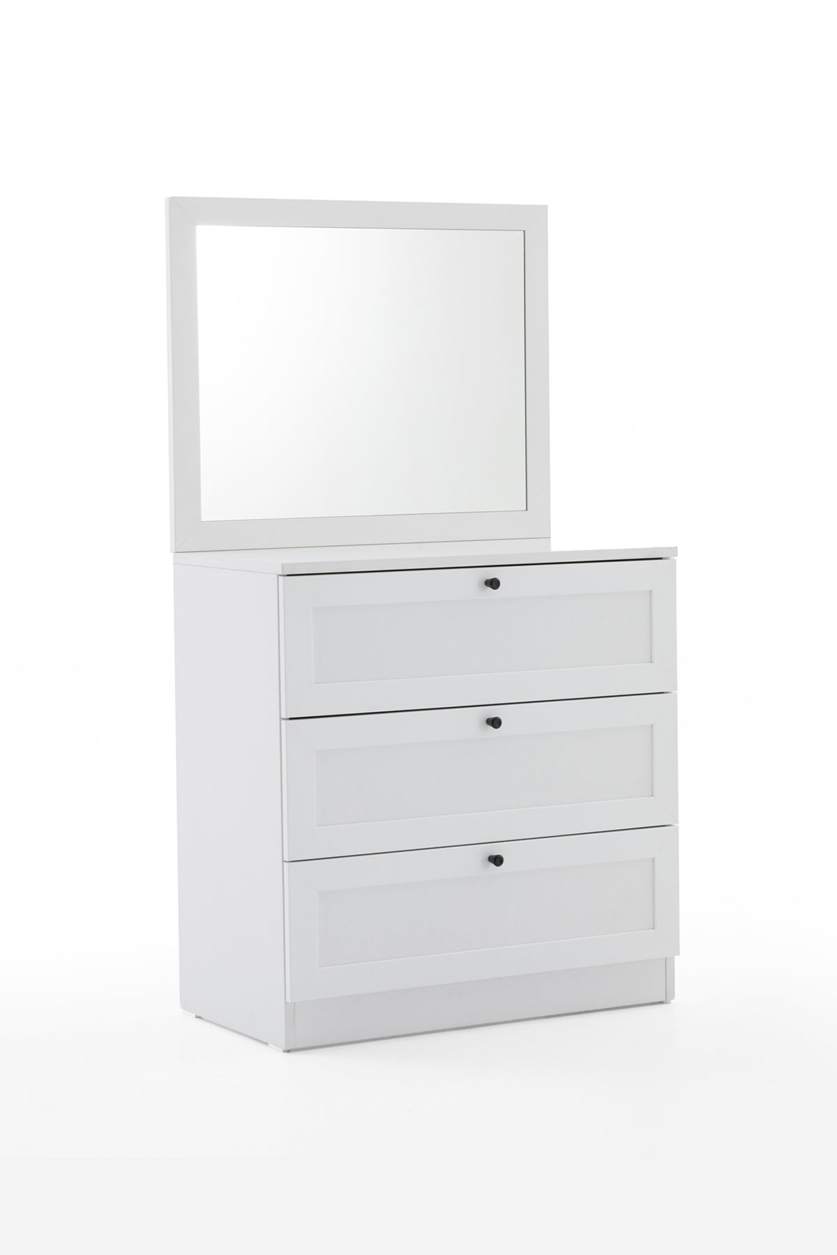 Terra Aynalı Şifonyer Y:139 G:75 D:42 / Beyaz