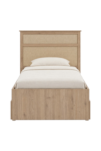 Baru Yavru Karyola 90x190 Y:27 G:200 D:96 / Cadiz Meşe